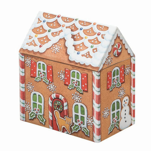 Large Gingerbread House Tin