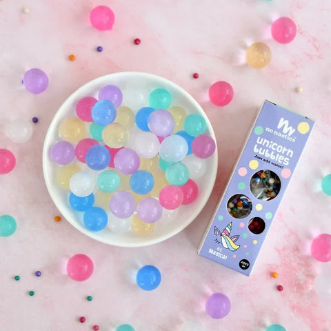 Unicorn Bubbles Pastel Biodegradable Water Beads - No Nasties