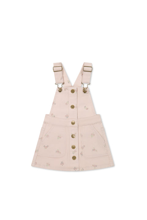 Vintage Overall Dress - Goldie Embroidery - Jamie Kay