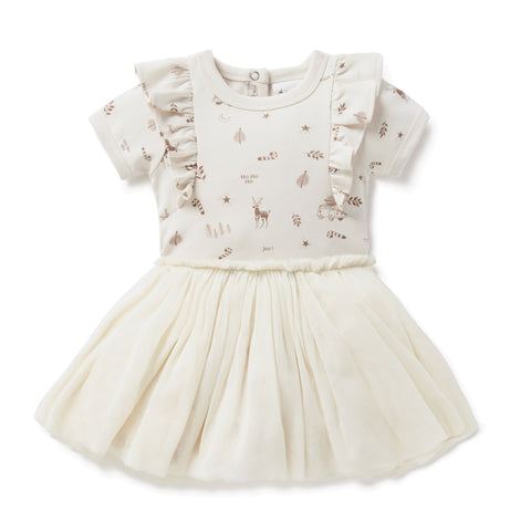 Happy Holidays Tutu Dress - Aster & Oak DISCOUNTED