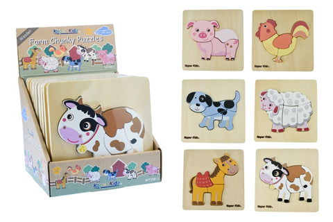 Farm Chunky Puzzles - Kaper Kidz