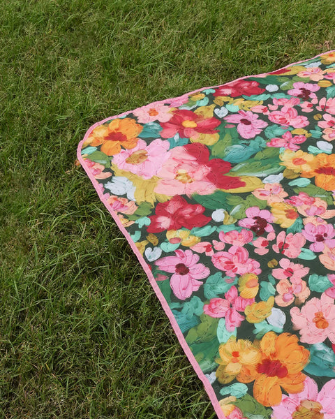 Amongst the Flowers XL Picnic Rug - The Somewhere Co