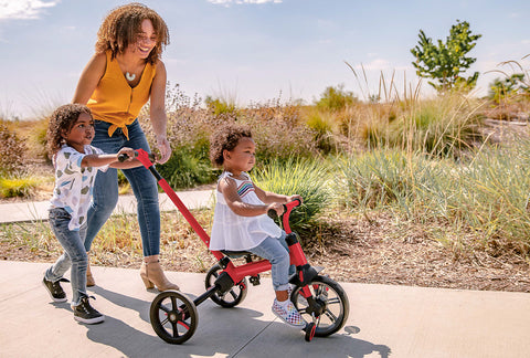 YVelo Flippa Trike 4 in 1 (Red) - Yvolution