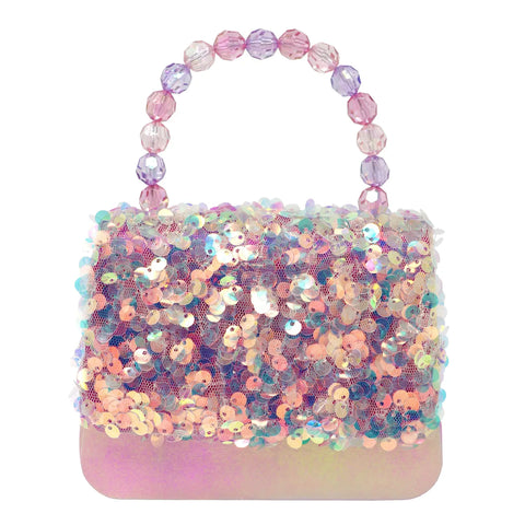 Dazzling Sequin Handbag - Pink Poppy