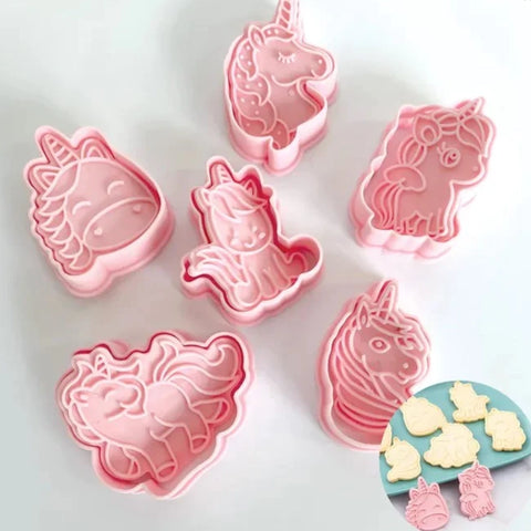 Cookie Mould Cutter - Unicorns - 6 Pieces - Mum Made Yum