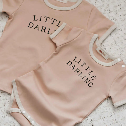 Little Darling Bodysuit - Pink - Bencer & Hazelnut