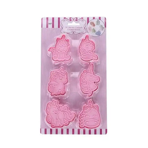 Cookie Mould Cutter - Unicorns - 6 Pieces - Mum Made Yum