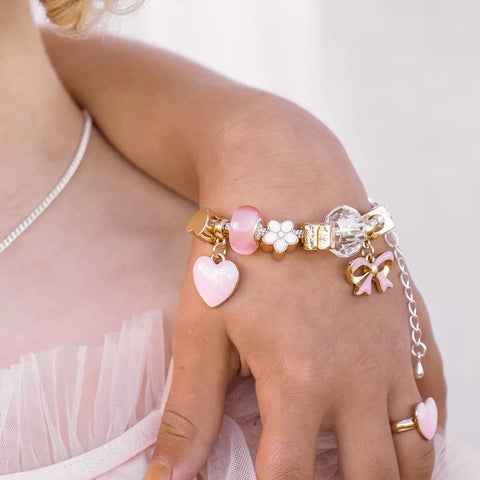 Pink Fantasia Charm Bracelet - Lauren Hinkley