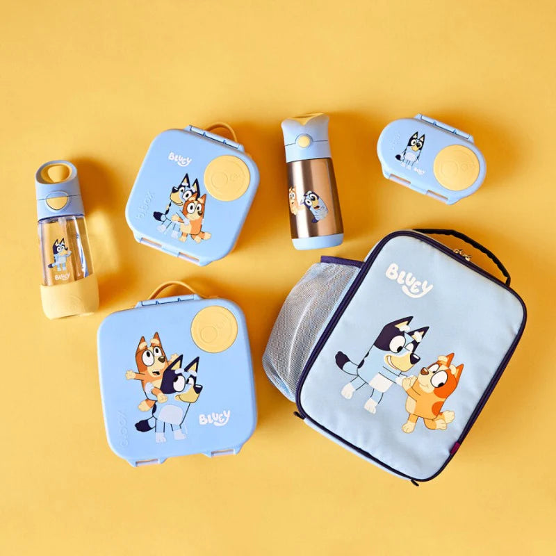 Bluey Lunch Box 3 Piece Set with Insulated Lunch Bag Snack Box BPA Fre