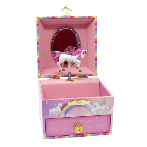 Unicorn Dreamer Small Musical Jewellery Box - Pink Poppy