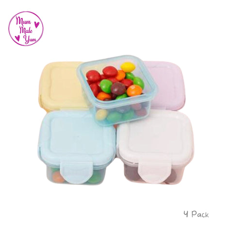 Small Snack Containers - 4 Pack - Mum Made Yum