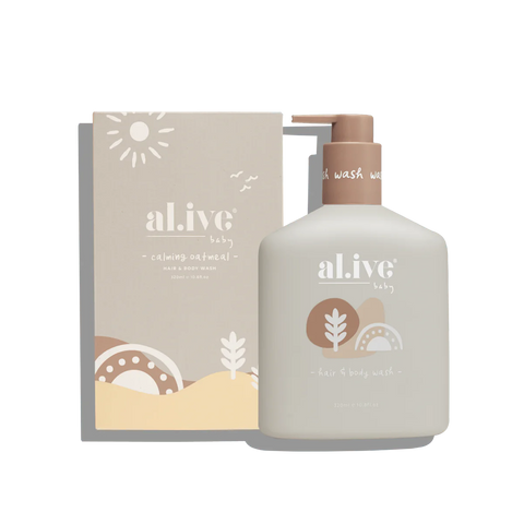 Baby hair & body wash - calming oatmeal - Al.ive