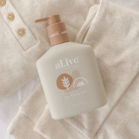 Baby hair & body wash - calming oatmeal - Al.ive