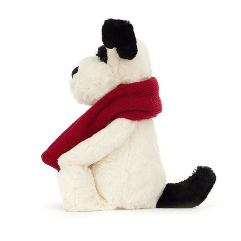 Bashful Winter Puppy Black & Cream - Jellycat