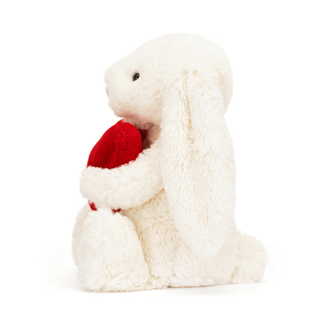 Bashful Red Love Heart Bunny - Jellycat