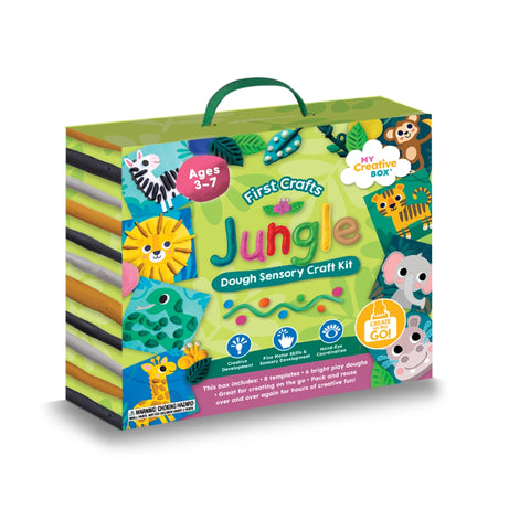 First Crafts Jungle Dough Sensory Craft Box - My Creative Box