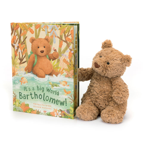 It's a Big World Bartholomew Book - Jellycat