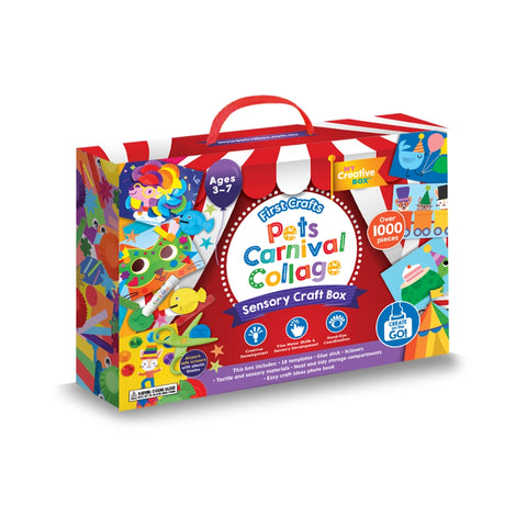 First Crafts Pets Carnival Collage Sensory Craft Box - My Creative Box