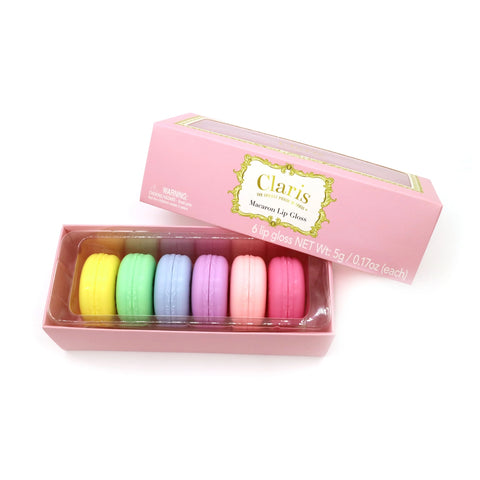 Claris Macaron Lip Gloss Set - Pink Poppy