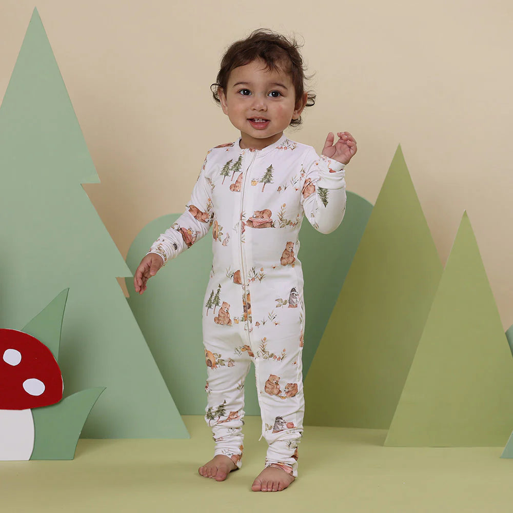 Bears Organic Snugglesuit Convertible Romper - Snuggle Hunny