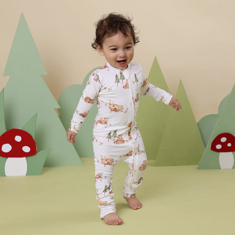 Bears Organic Snugglesuit Convertible Romper - Snuggle Hunny