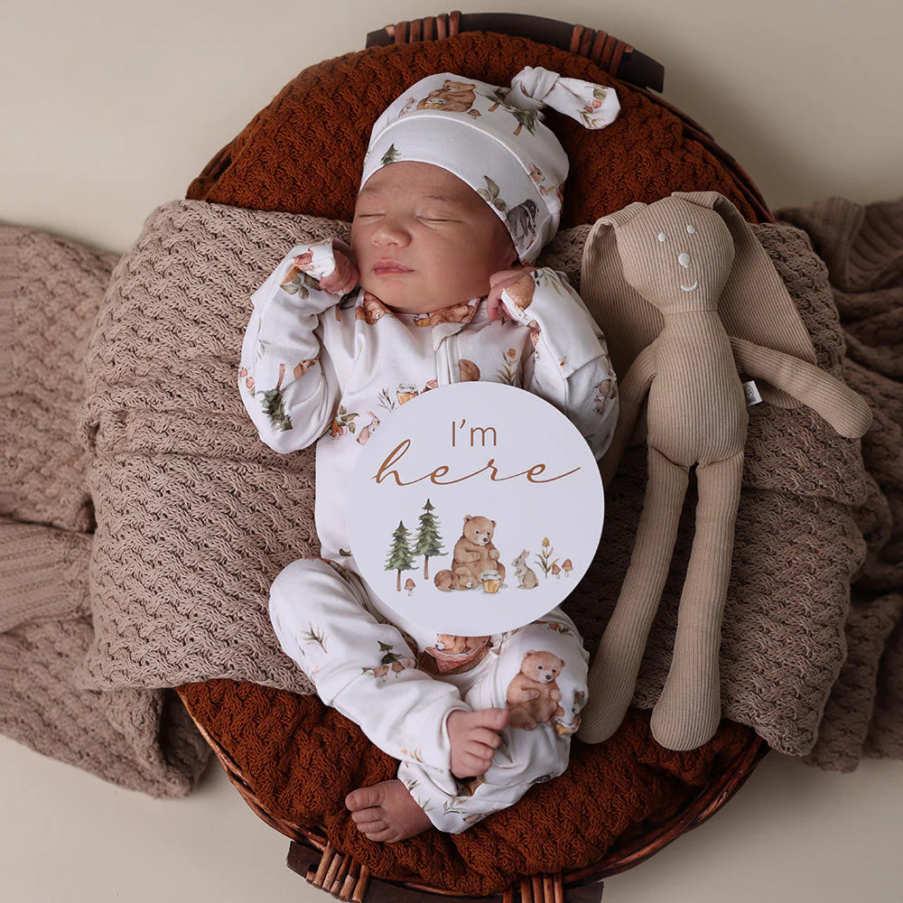 Bears Organic Snugglesuit Convertible Romper - Snuggle Hunny