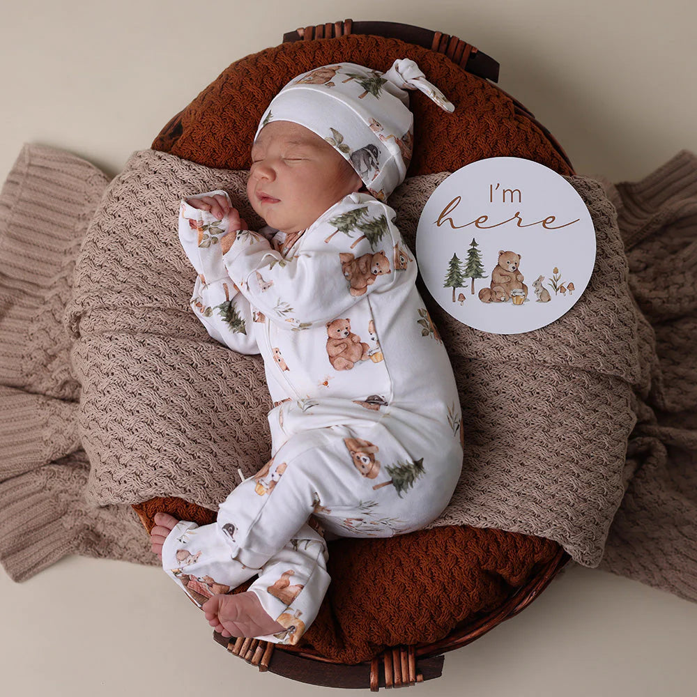 Bears Organic Snugglesuit Convertible Romper - Snuggle Hunny