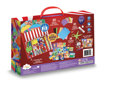 First Crafts Pets Carnival Collage Sensory Craft Box - My Creative Box