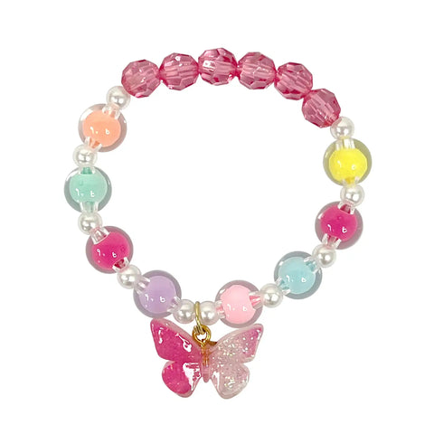 Butterfly Bracelet - Pink Poppy