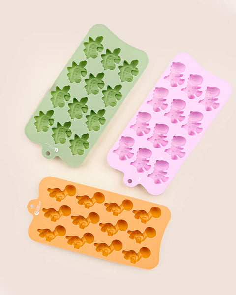 Gummy Moulds - Dino - 3 Pack - Nutra Organics