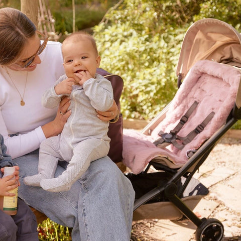 Cozy Fleece Pram Liner - Garden Party - OIOI