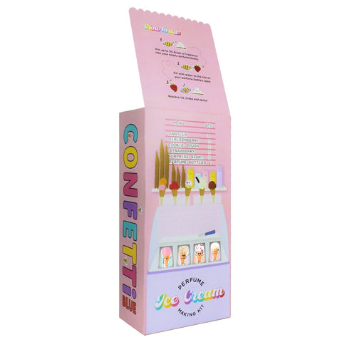 Ice Cream Scented Perfume Making Kit - Confetti Blue