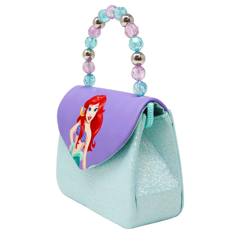 Disney Princess Ariel Mermaid Print Handbag - Pink Poppy