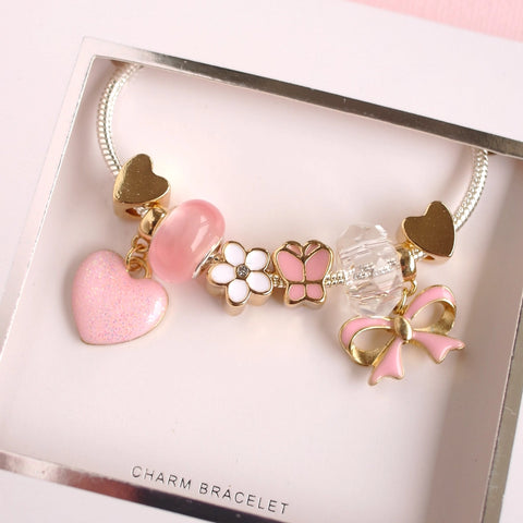 Pink Fantasia Charm Bracelet - Lauren Hinkley