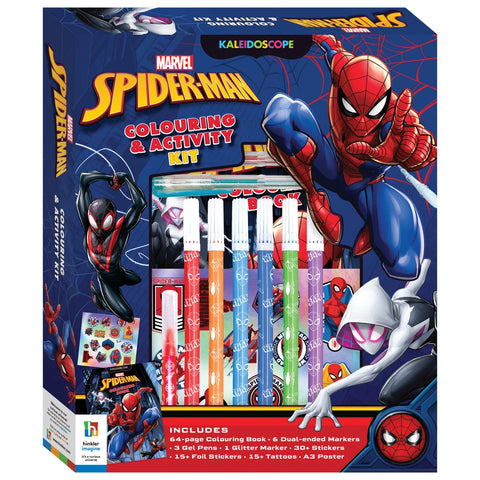 Spider-Man Colouring & Activity Kit - Hinkler