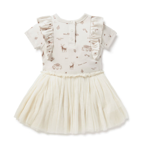 Happy Holidays Tutu Dress - Aster & Oak DISCOUNTED