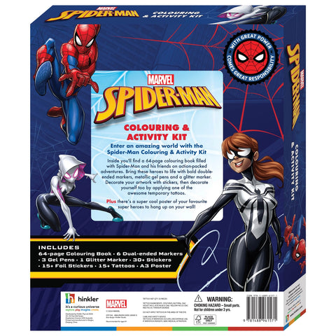 Spider-Man Colouring & Activity Kit - Hinkler