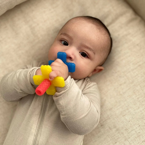 Teething Tube X's - Blue - Itzy Ritzy