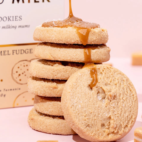 Salted Caramel Fudge Lactation Cookie - Made to Milk