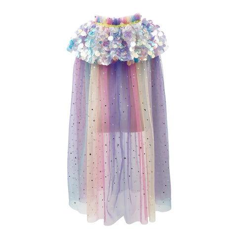 Dazzling Rainbow Cape - Pink Poppy