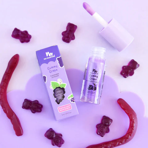 Natural Kids Lip Gloss Wand - Gummy Grape - No Nasties