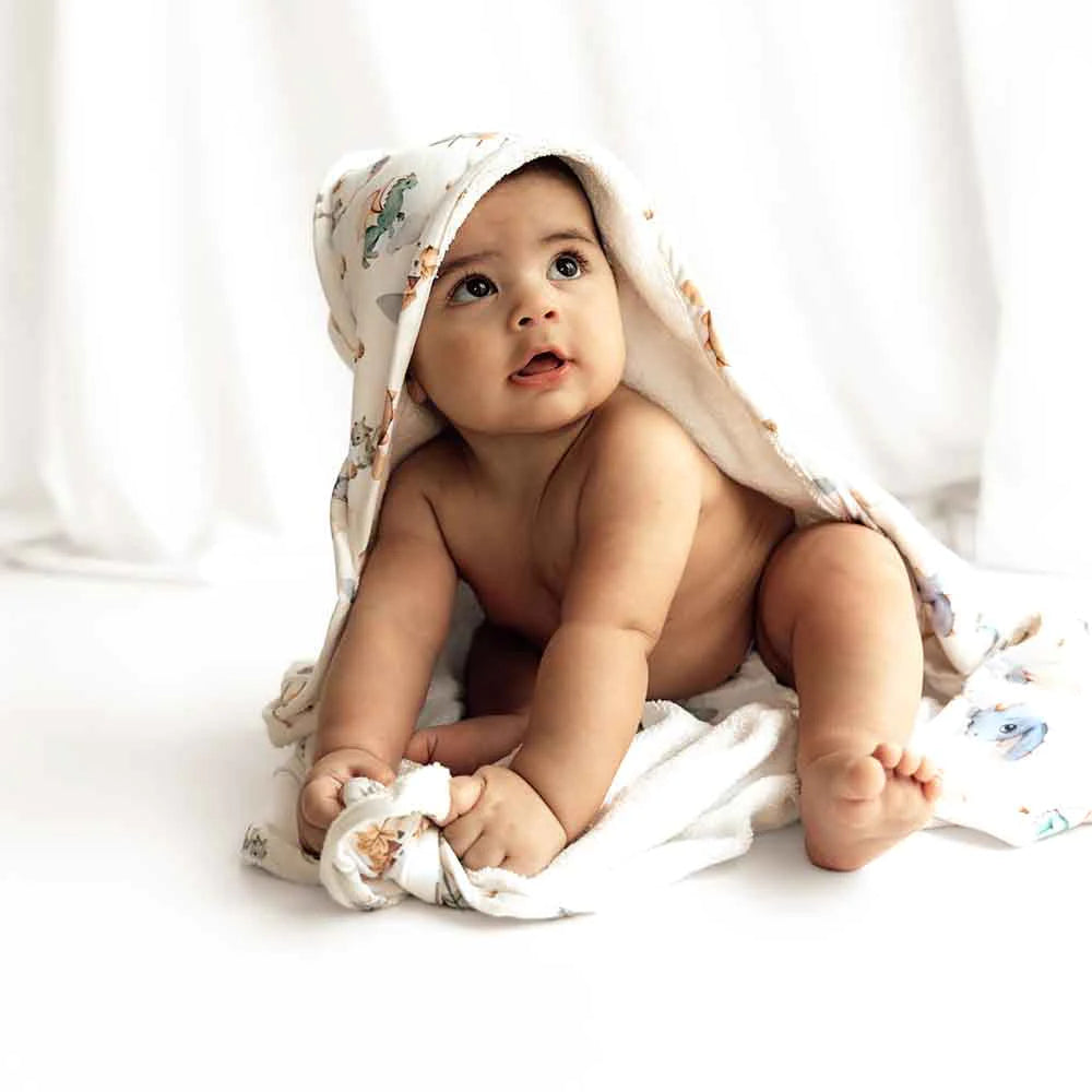 Dragon Organic Hooded Baby Towel - Snuggle Hunny