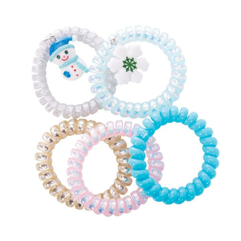 Festive Spiral Hair Ties - IS GIFT