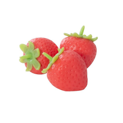 Squishy Strawberry - 4 piece set - IS GIFT