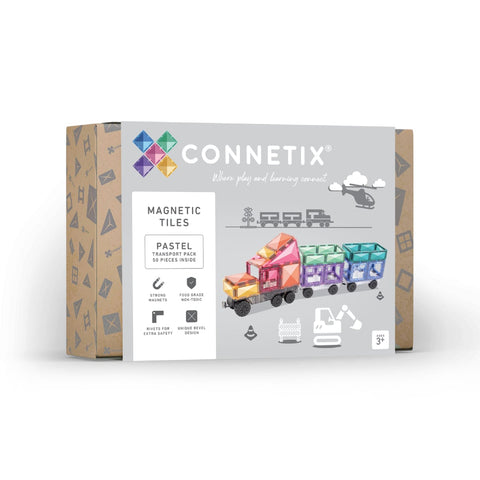 Pastel Transport Pack 50pc - Connetix