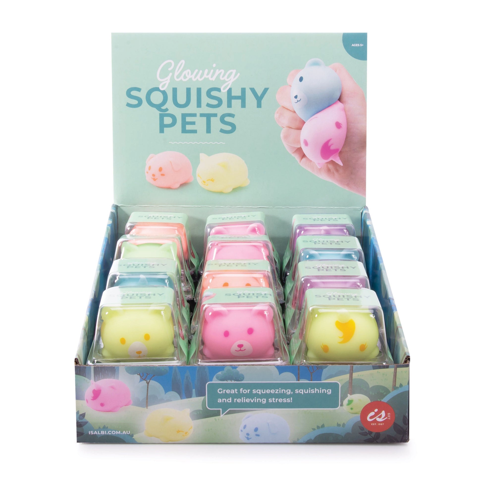 Glow in the Dark Squishy Pets - IS Gift