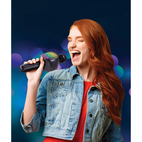 Wireless Karaoke Microphone Black - IS GIFT