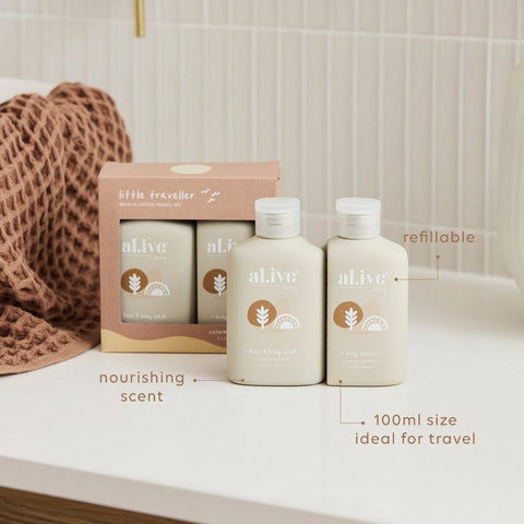 Little Traveller - Wash & Lotion Travel Set - Al.ive