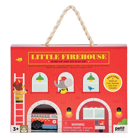 Firehouse - Wind up & Go play set - Petit College