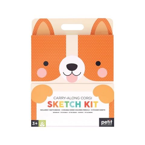 Carry Along Sketch Kit Corgi - Petit College